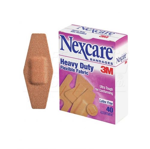 Boite de 40 pansements assortis Nexcare Heavy Duty | Safe Cross