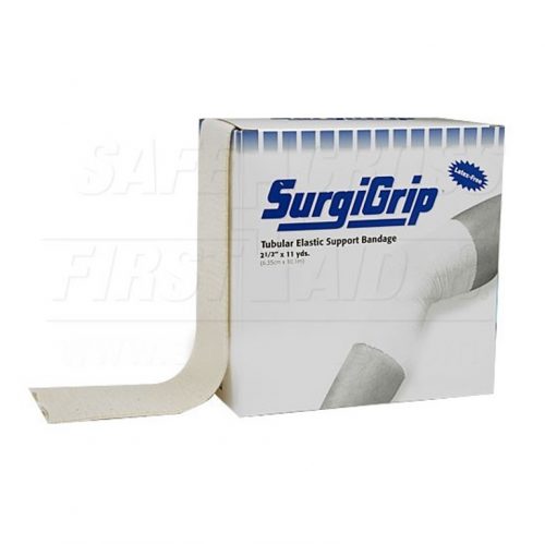 Bandage de support élastique tubulaire (B) pour une utilisation sur les petites mains ou les membres