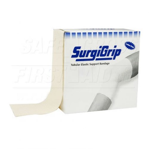 Bandage de support élastique tubulaire (D) pour une utilisation sur de grands bras ou jambes